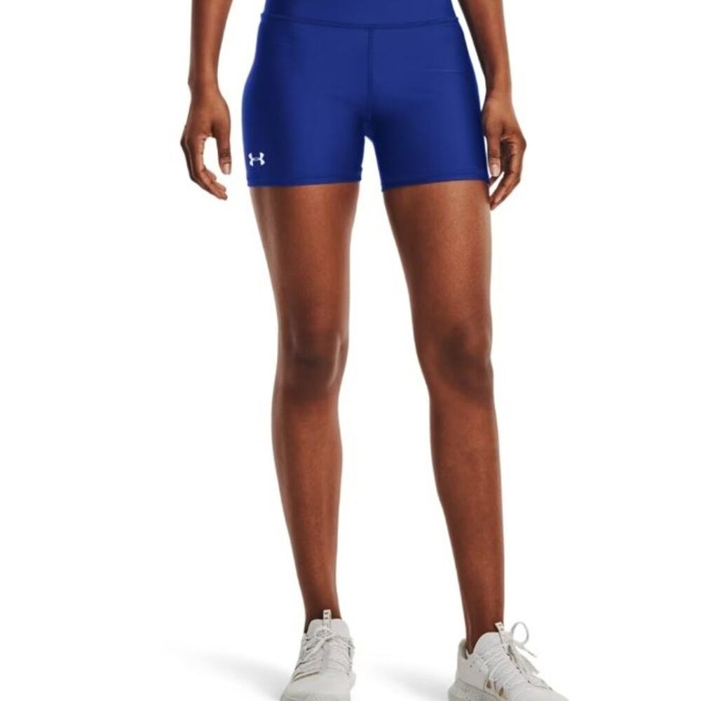 Under Armour Team Shorty 3" Shorts for Ladies - Royal/White - med